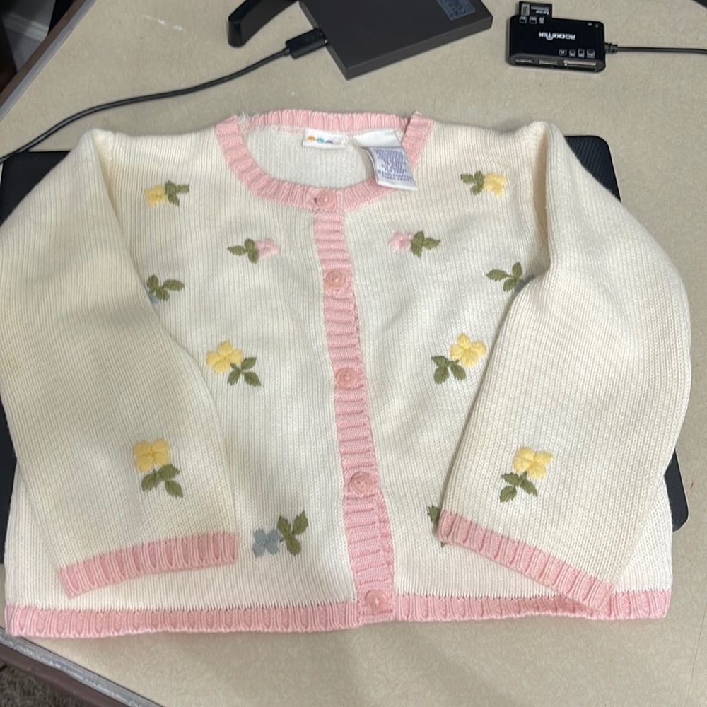 Gymboree 3T girls sweater circa 2000